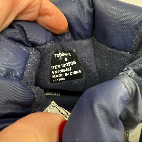 L.L. Bean Toddlers Snow boots size 8 - Picture 5 of 7